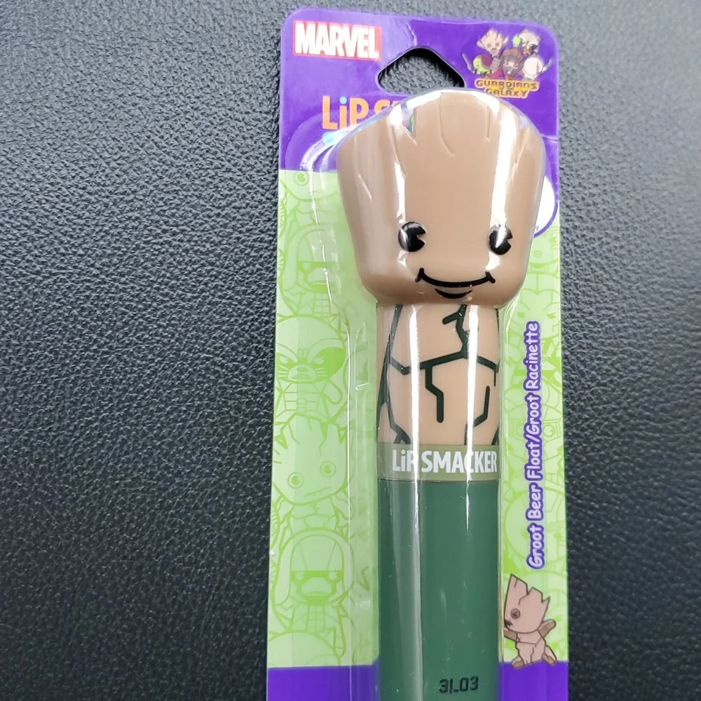 Marvel Groot beer float‎ lip smacker new 2pack